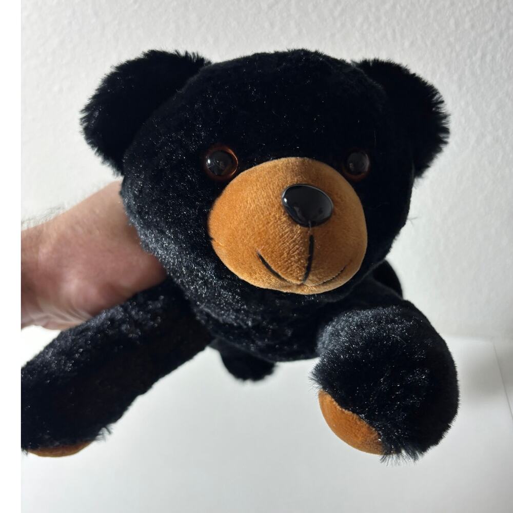 Great Smoky Mountains Black Bear Plush Stuffed Animal 13" Laying Toy